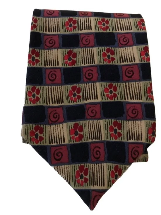 J. Garcia "Snail Garden" Collection Nine Silk Tie - Grateful Dead Art - Picture 1 of 8